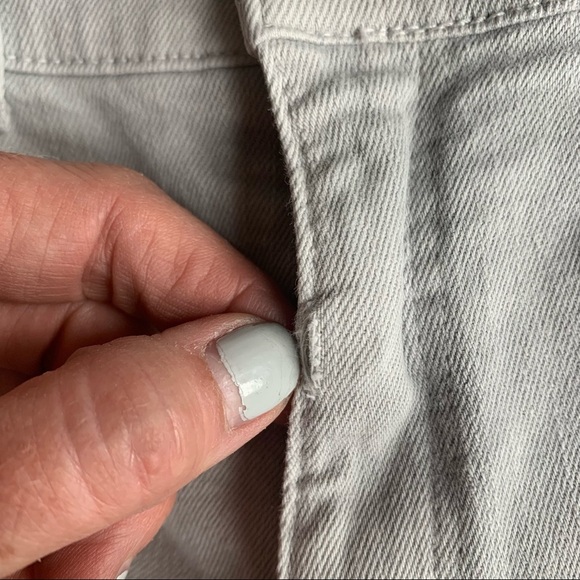 ZARA Kids Grey Denim Long Shorts Adjustable Waist Cotton Stretch 5 Pocket 13/14Y - Picture 15 of 16